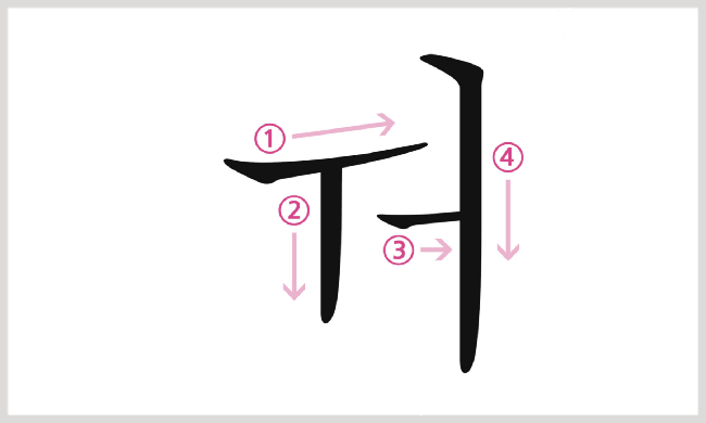 ハングルの書き順 母音 せっかくならきちんと書けた方がいいじゃないか ちびかにの韓ブロ